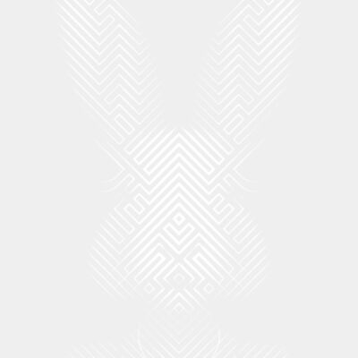 Rabbit necklace white Thumbnail